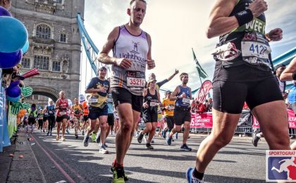 Richard Allen London Marathon 2022 Tower Bridge