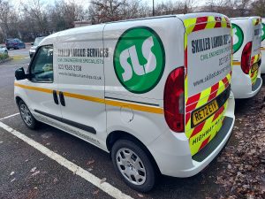 Skilled Labour Services branded van in a car park
